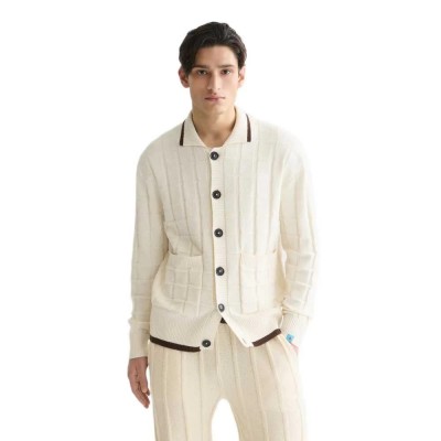 жилетка,мъжки,пуловери,дамски,пуловери,scotch,&,soda,182279,cardigan,beige,white,(eggnog)