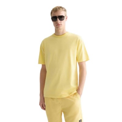 тениска,мъжки,тениски,дамски,тениски,scotch,&,soda,182281,short,sleeve,t,shirt,yellow,(raffia)