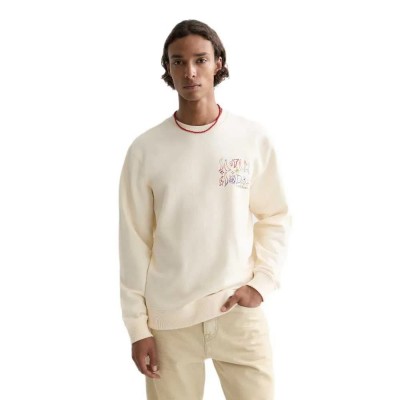 блуза,мъжки,пуловери,scotch,&,soda,183004,sweatshirt,beige,(eggnog)