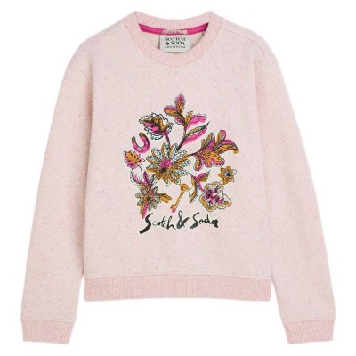 блуза,детски,блузи,scotch,&,soda,183031,sweatshirt,pink,(eggnog)