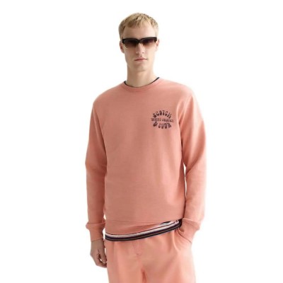 блуза,мъжки,пуловери,scotch,&,soda,183078,sweatshirt,orange,(canyon,clay)