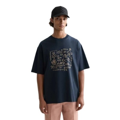 тениска,мъжки,тениски,дамски,тениски,scotch,&,soda,183094,short,sleeve,t,shirt,blue,(carbon)