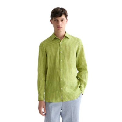 риза,с,дълъг,ръкав,дамски,ризи,мъжки,ризи,scotch,&,soda,183096,linen,regular,fit,long,sleeve,shirt,green,(garden,green,stripes)