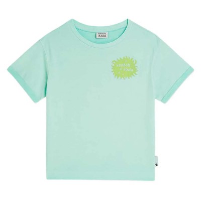 тениска,мъжки,тениски,дамски,тениски,scotch,&,soda,183101,short,sleeve,t,shirt,green,(opal)