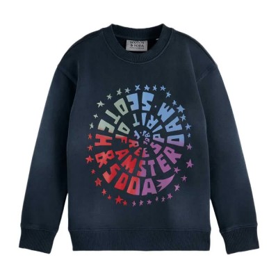 блуза,детски,блузи,scotch,&,soda,183185,sweatshirt,blue,(carbon)