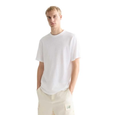 тениска,мъжки,тениски,дамски,тениски,scotch,&,soda,3,crosses,linen,short,sleeve,t,shirt,white,(bright,white)