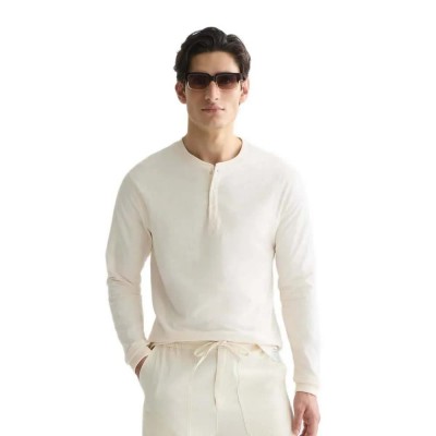 тениска,мъжки,тениски,дамски,тениски,scotch,&,soda,henley,slub,long,sleeve,t,shirt,white,(eggnog)