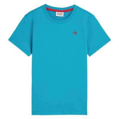 тениска,мъжки,тениски,дамски,тениски,scotch,&,soda,seasonal,core,181985,short,sleeve,t,shirt,blue,(tahitian,teal)
