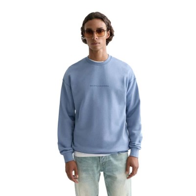 блуза,мъжки,пуловери,scotch,&,soda,seasonal,core,182360,sweatshirt,blue,(infinity)
