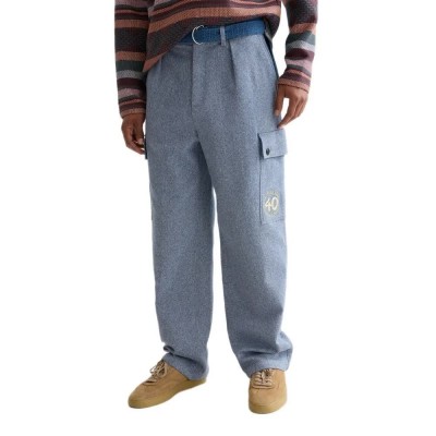 панталони,мъжки,панталони,дамски,панталони,scotch,&,soda,the,40th,anniversary,loose,straight,fit,cargo,pants,blue,(ensign,blue,melange)