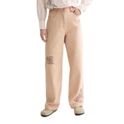 панталони,мъжки,панталони,дамски,панталони,scotch,&,soda,the,ripple,straight,fit,high,waist,pants,beige,(rose,dust)
