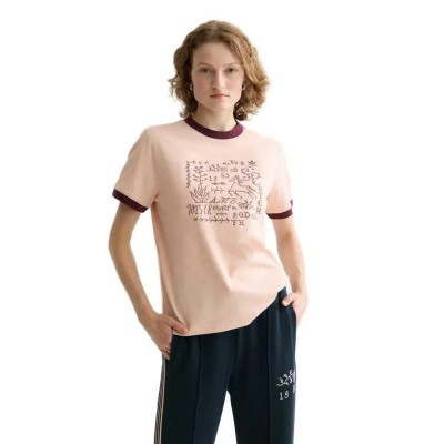 тениска,мъжки,тениски,дамски,тениски,scotch,&,soda,u9a01098t,short,sleeve,t,shirt,beige,(rose,dust)