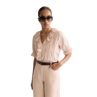 дамски,блузи,scotch,&,soda,u9a01264t,short,sleeve,blouse,beige,(rose,dust)
