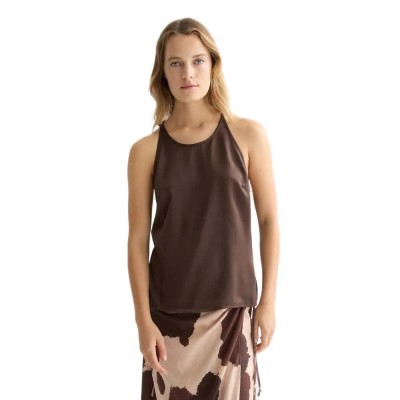 дамски,блузи,scotch,&,soda,u9a01277t,sleeveless,blouse,brown,(hot,fudge)