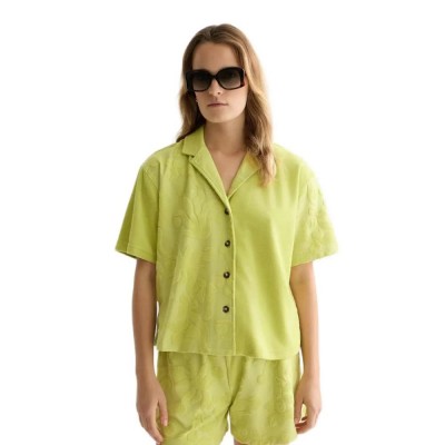 риза,с,къс,ръкав,дамски,ризи,мъжки,ризи,scotch,&,soda,u9a01390t,short,sleeve,shirt,yellow,(green,oasis)