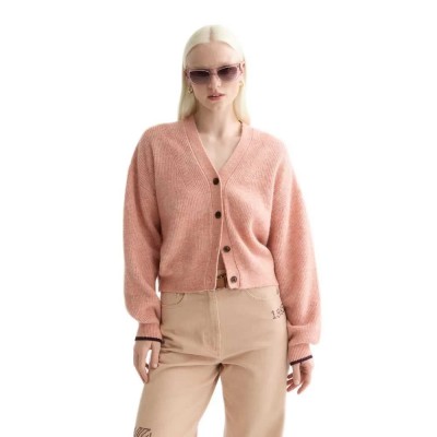 жилетка,дамски,пуловери,дамски,плетени,дрехи,scotch,&,soda,u9b01076t,cardigan,pink,(canyon,clay,melange)