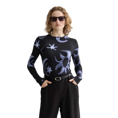 тениска,мъжки,тениски,дамски,тениски,scotch,&,soda,u9b01103t,long,sleeve,t,shirt,black,(cosmic,sky,spaced,carbon)