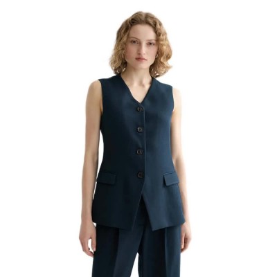 елек,дамски,сака,scotch,&,soda,u9e01120t,waistcoat,blue,(carbon)