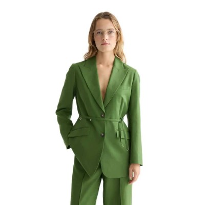 сако,дамски,сака,scotch,&,soda,u9g01338t,linen,blazer,green,(garden,green)