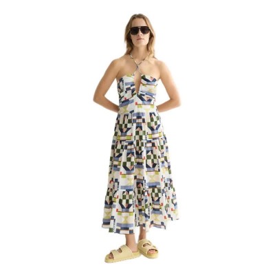 рокля,дамски,поли,и,рокли,scotch,&,soda,ufu01427t,sleeveless,midi,dress,multicolor,(patchwork,infinity)