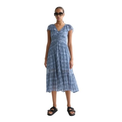 рокля,дамски,поли,и,рокли,scotch,&,soda,ufu01430t,short,sleeve,midi,dress,blue,(horseshoes,infinity)