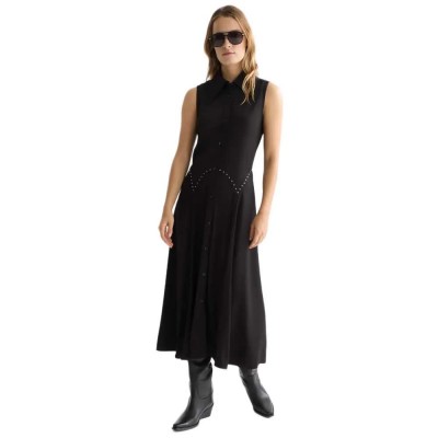 рокля,дамски,поли,и,рокли,scotch,&,soda,ufu01436t,sleeveless,midi,dress,black,(meteorite)