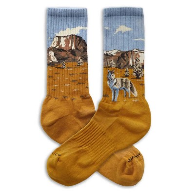 чорапи,мъжки,чорапи,jimmy,lion,athletic,wolf,trail,long,socks,brown,(ochre)