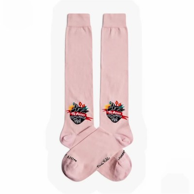 чорапи,мъжки,чорапи,jimmy,lion,kh,frida,te,amo,long,socks,pink,(pink)