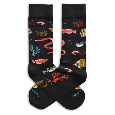 чорапи,мъжки,чорапи,jimmy,lion,tide,glow,long,socks,black,(black)