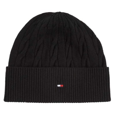 шапка,всички,шапки,tommy,hilfiger,am0am13588,beanie,black,(black)