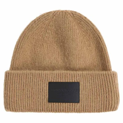 шапка,всички,шапки,tommy,hilfiger,am0am13590,beanie,brown,(hickory)