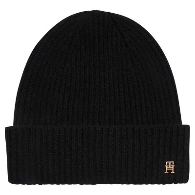 шапка,всички,шапки,tommy,hilfiger,aw0aw17772,beanie,black,(black)