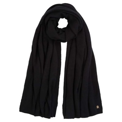 шал,ръкавици,шапки,и,шалове,tommy,hilfiger,aw0aw17790,scarf,black,(black)