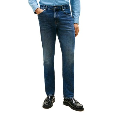 дънки,мъжки,панталони,tommy,hilfiger,denton,straight,fit,jeans,blue,(kells,blue)