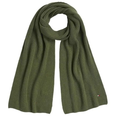 шал,ръкавици,шапки,и,шалове,tommy,hilfiger,flag,pima,scarf,green,(foxhunt,green)