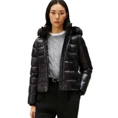 яке,мъжки,якета,дамски,якета,и,палта,tommy,hilfiger,gloss,slim,fit,padded,jacket,black,(black)