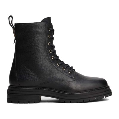 дамски,боти,tommy,hilfiger,plaque,pebble,lace,booties,black,(black)