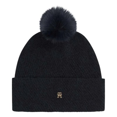 шапка,всички,шапки,tommy,hilfiger,pom,pom,beanie,blue,(space,blue)