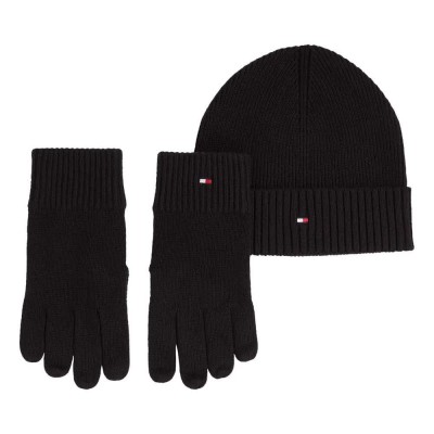 комплект,всички,шапки,tommy,hilfiger,set,am0am13806,beanie,black,(black)