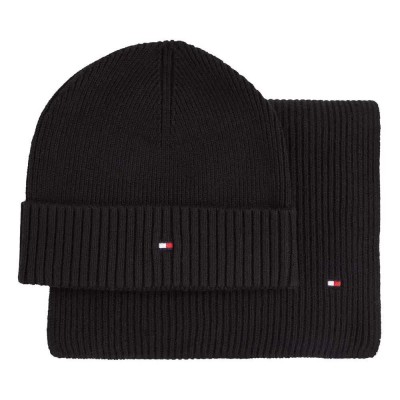 комплект,всички,шапки,tommy,hilfiger,set,am0am13807,beanie,black,(black)