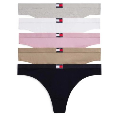 дамско,бельо,дамски,бикини,и,танкини,tommy,hilfiger,uw0uw05642,thong,5,units,multicolor,(mystic,orchid,grey,keystone,white,desert,sky)