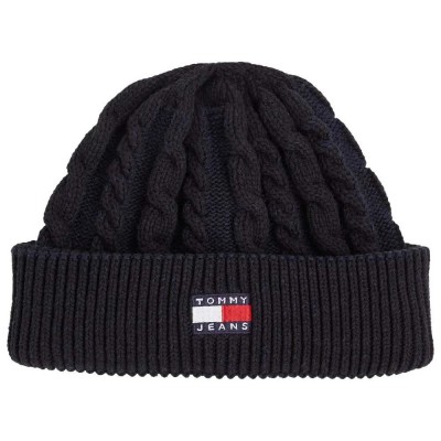дънки,всички,шапки,tommy,jeans,am0am13670,beanie,black,(black)