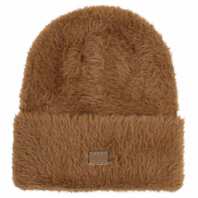 дънки,всички,шапки,tommy,jeans,heritage,fluffy,beanie,brown,(pecan,nut)