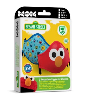 други,аксесоари,my,other,me,fun,company,sesame,street,premium,face,mask,2,units,red,blue,(blue,red)
