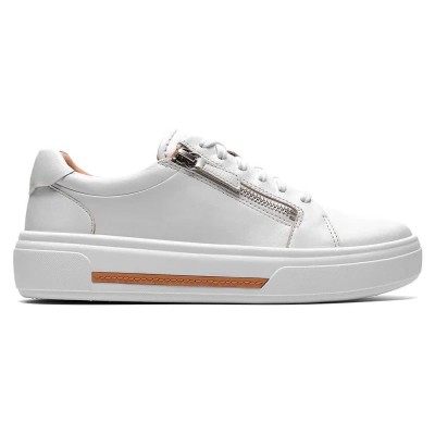 обувки,мъжки,маратонки,дамски,маратонки,clarks,shoes,hollyrose,trainers,white,(white,leather)