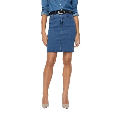 пола,дамски,поли,и,рокли,vero,moda,hot,nine,hw,denim,pencil,ci,skirt,blue,(mediumbluedenim)