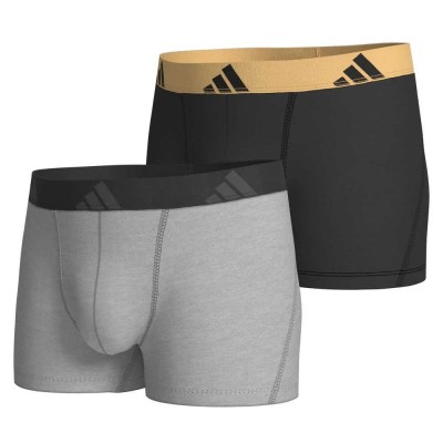 боксерки,мъжко,бельо,adidas,active,flex,cotton,boxers,2,units,black,grey,(tang,grey)