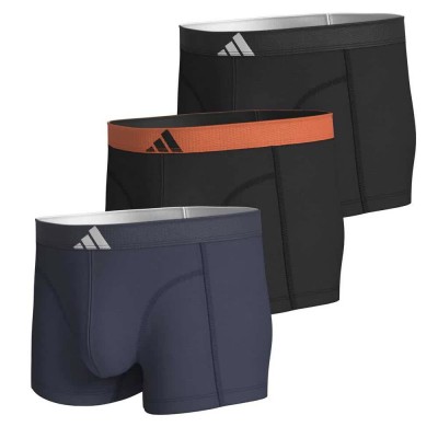боксерки,мъжко,бельо,adidas,active,flex,cotton,body,boxers,3,units,blue,black,(black,ora,blue)
