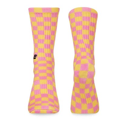 чорапи,мъжки,чорапи,дамски,чорапи,elitex,training,performance,long,socks,yellow,pink,(bali)