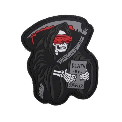 други,аксесоари,elitex,training,pvc,death,by,burpees,patch,black,(multicolor)